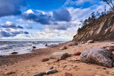 Litvanya 'da Klaipeda yakınlarında Hollandalı' nın Kaptan Doğa Yolu