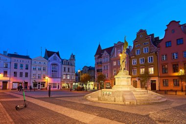 Grudzendz, Polonya - 18 Ekim 2023 - Polonya Askeri Anıtı