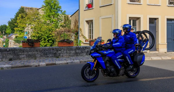 Bonneval Francie Října 2021 Služba Shimano Žluč Jezdí Bonnevalu Během — Stock fotografie