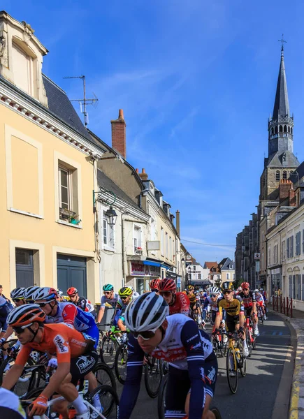 2021年10月10日 博纳尔 在2021年巴黎 环城公路自行车赛期间 皮洛顿骑在博纳尔 — 图库照片
