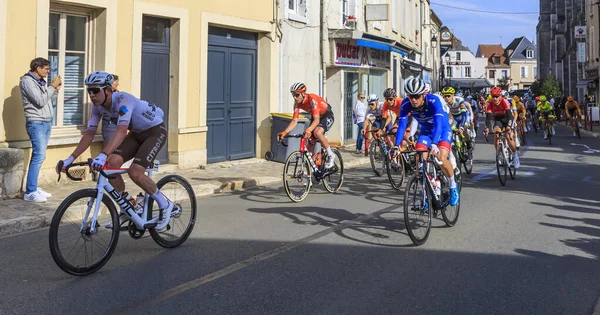 Bonneval Francia Octubre 2021 Paseo Pelotón Bonneval Durante Carrera Ciclismo —  Fotos de Stock