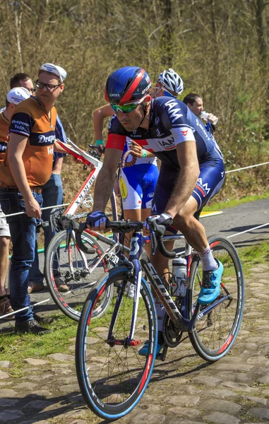 Wallers Arenberg Fransa Nisan 2015 Iam Bisiklet Takımı Ndan Fransız — Stok fotoğraf