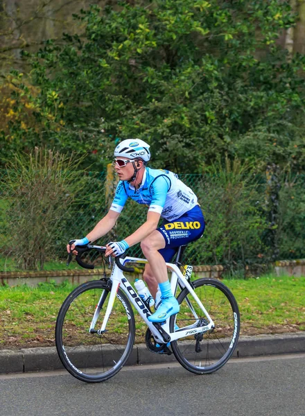 Beulle Francia Marzo 2019 Ciclista Italiano Alessandro Fedeli Del Team — Foto Stock