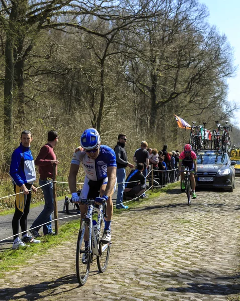 Wallers Arenberg France April 2015 Italian Cyclist Federico Zurlo Unitedhealthcare — Φωτογραφία Αρχείου