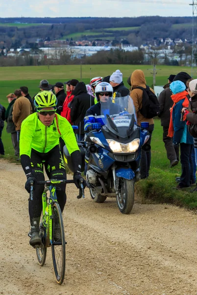 Vendome France March 2016 Danish Cyclist Michael Valgren Team Tinkoff — Stock Photo, Image