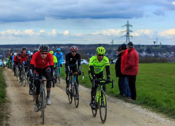 Vendome Frankreich März 2016 Die Radrennfahrer Auf Der Ersten Etappe — Stockfoto