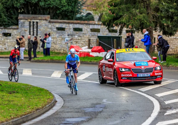 Beulle France March 2019 Italian Cyclist Alessandro Fedeli Team Delko — 스톡 사진