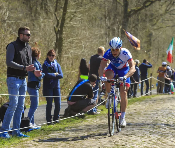 Wallers Arenberg France April 2015 French Cyclist Marc Sarreau Fdj Stock Picture