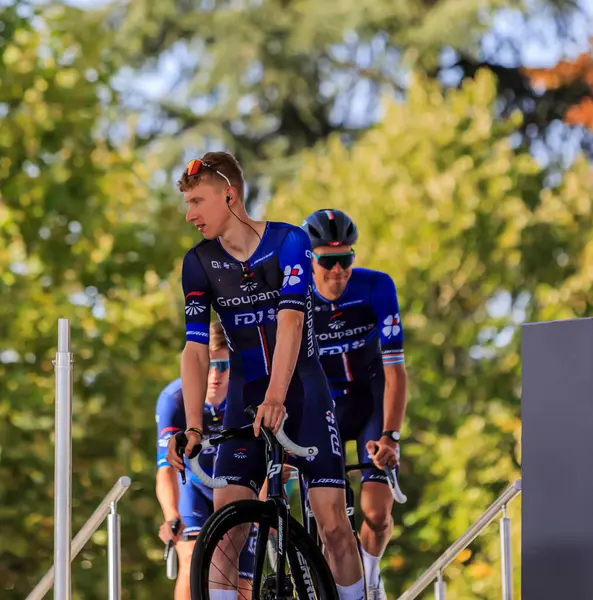 Chartres France October 2023 British Cyclist Lewis Askey Groupama Fdj Royalty Free Stock Images