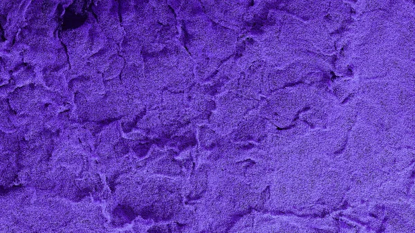 何百万もの小さな紫色の粒子黒い背景に多くの小さな波で画面を埋めます — ストック写真