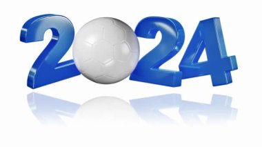 Hentbol 2024 Beyaz Arkaplanda Sonsuz Dönüşüm tasarımı