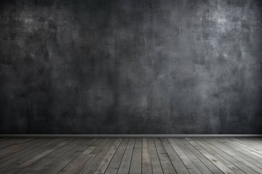 Boş siyah beton yüzey dokusu. Koyu arkaplan için eski gri beton duvar dokusu.