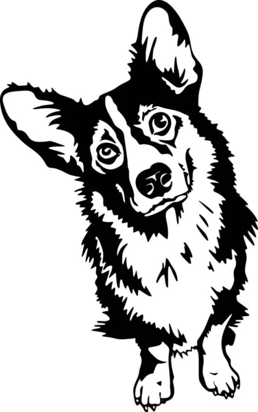 American Pit Bull Terrier Hunderasse Funny Dog Vector File Schnittschablone — Stockvektor