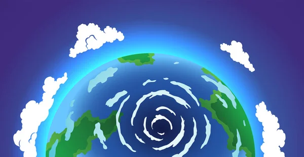 地球大气层 色彩斑斓的信息海报 矢量图解 星空背景 — 图库矢量图片