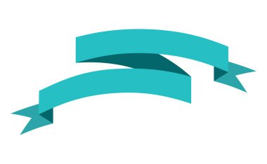 Kurdele pankartı. Reklam reklamı, satış metni ya da başlık için boş bant pankartı. Zarif retro bayrak, arka plan şeridi. Düz başlık dekorasyonu, rozet veya çerçeve.