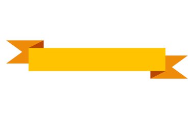 Kurdele pankartı. Reklam reklamı, satış metni ya da başlık için boş bant pankartı. Zarif retro bayrak, arka plan şeridi. Düz başlık dekorasyonu, rozet veya çerçeve.