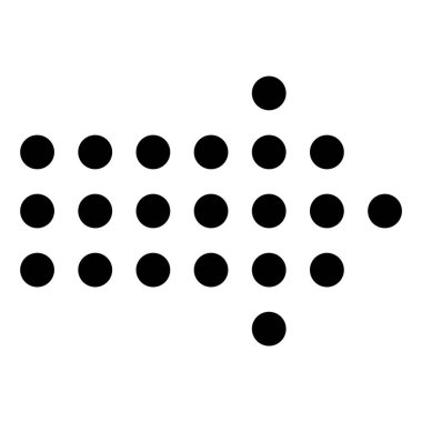 Ok simgesi. Modern basit ok veya imleç. Beyaz arkaplanda yalıtılmış düz ok biçimi. Vektör illüstrasyonu.