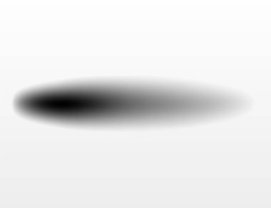 Gölge etkisi. Gerçekçi bulanık kenarlar izole şablonun gölgesidir. Herhangi bir vektör nesnesi için oval gölge.