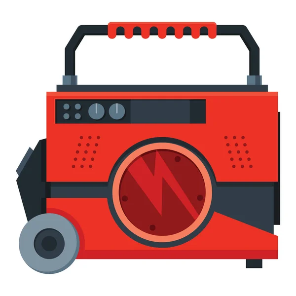 Portable Electric Power Generator Icon Gasoline Generator Emergency Equipment Energy — 图库矢量图片
