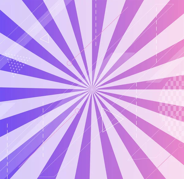Comic Swirl Background Swirl Radial Pattern Abstract Sunburst Wallpaper Vertigo — Stock Vector