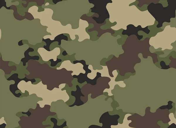 Camouflage Texture Seamless Pattern Abstract Modern Camo Background Fabric Fashion — Stock vektor