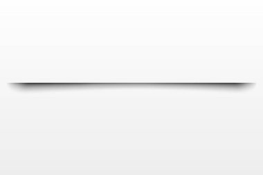 Gölge etkisi. Gerçekçi bulanık kenarlar izole şablonun gölgesidir. Herhangi bir vektör nesnesi için dikdörtgen val damla gölgesi.