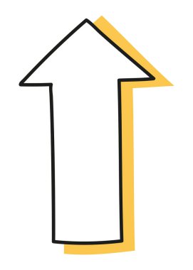 Günlük karalama simgesi. Not defteri, günlük ve planlama için el çizimi pankart veya öge. Karalama stili. Vektör illüstrasyonu.