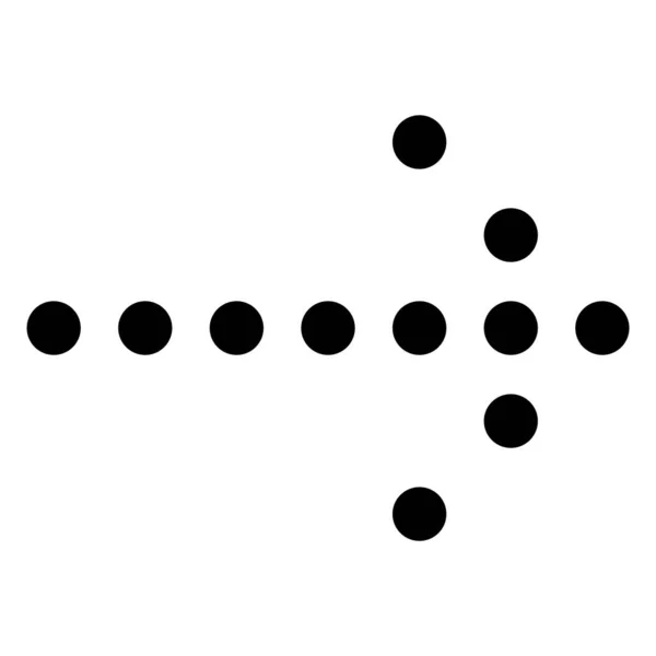 Pfeil Symbol Moderner Einfacher Pfeil Oder Cursor Richtungspfeil Flach Isoliert — Stockvektor