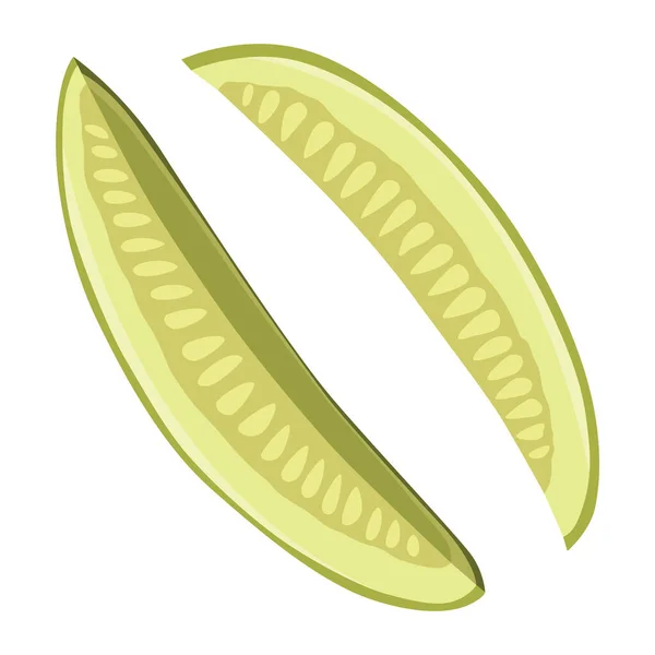Házi Készítésű Uborka Clip Art Pácolt Élelmiszer Csomagoláshoz Címke Menü — Stock Vector