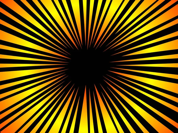 Serietidningslinjer Inställda Explosionseffekt Abstrakt Radiell Zoom Hastighet Ljus Rörelse Bakgrund — Stock vektor