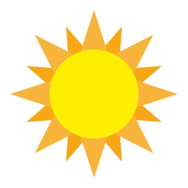 Dağınık güneş ışığı. Beyaz ışığın kırılması. Fizik çizimi.