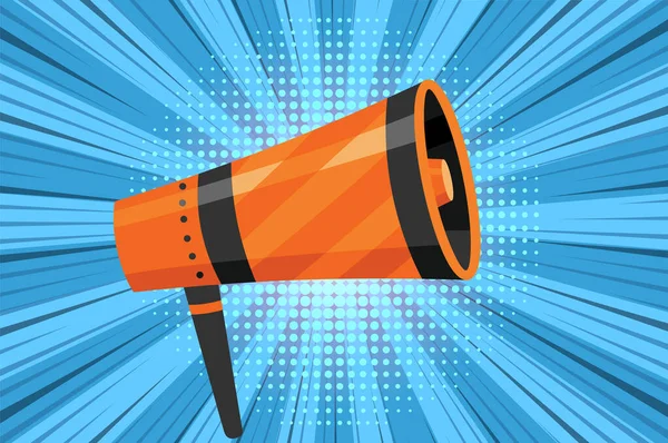 Megaphone Icon Amplify Your Message Bold Attention Grabbing Graphic Perfect — Stock Vector