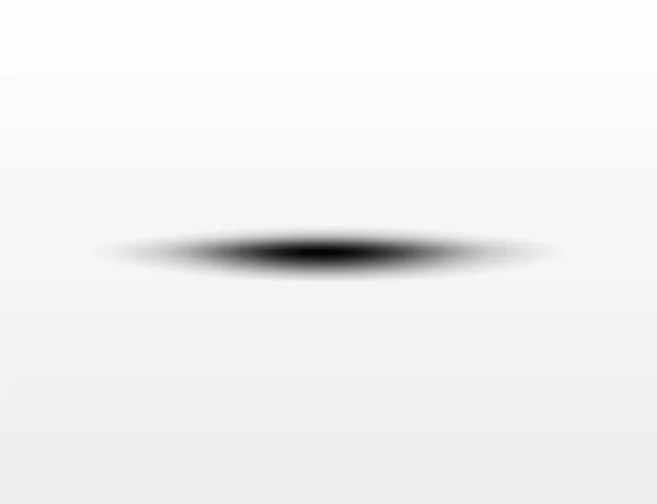 影効果 孤立したテンプレートの現実的なぼやけたエッジ影 ベクトルオブジェクトの楕円形ドロップシャドウ — ストックベクタ