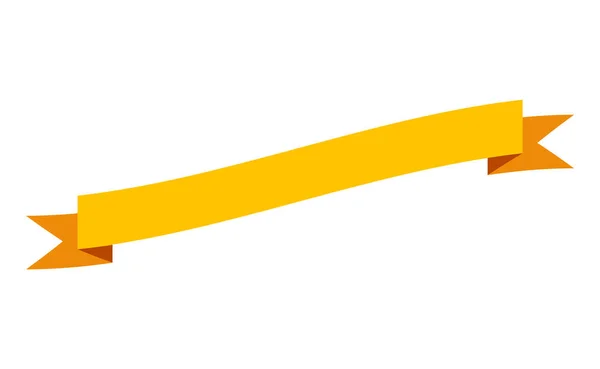 丝带横幅 用于广告促销 销售文本或标题的空白磁带横幅 优雅的复古旗帜 背景条纹 扁平的头衔装饰 徽章或框架 — 图库矢量图片