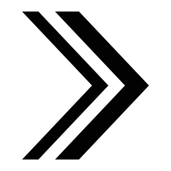 矢印アイコン 現代の単純な矢印またはカーソル 白い背景に隔離された方向矢印フラットスタイル ベクターイラスト — ストックベクタ