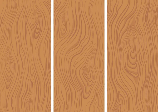 Holzstrukturen Braune Holzdielen Schneidebretter Fußboden Oder Tischfläche Gestreifte Faser Strukturierten — Stockvektor