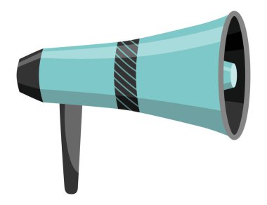 Megafon simgesi. Mesajını bu cesur ve dikkat çekici grafikle güçlendir. Pazarlama ve iletişim temaları için mükemmel. Yüksek sesle..