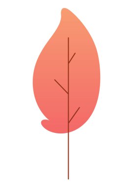 Düz yaprak, çalı, ağaç, yabani bitki ikonu. Çizgi film parkı ya da bahçe, bahar manzarası. Çevresel renkli yalıtılmış bitki örtüsü.