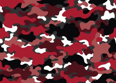 Camouflage texture seamless pattern. Abstract modern camo background for fabric and fashion textile print. Woodland style. Textures of classic clothing in masking style.