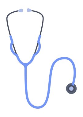 Hastane tıbbi teşhis ekipmanları ikonu. Klinik cihaz, sağlık sistemi veya izleme. Tıp için modern teknoloji. Vektör illüstrasyonu.