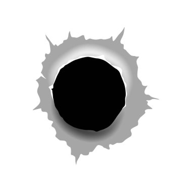 Bullet hole design for your projects. clipart