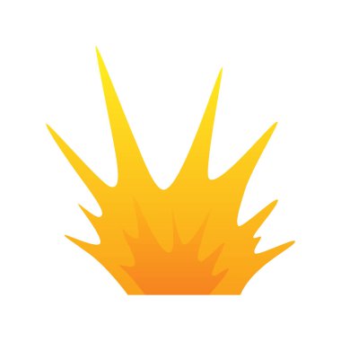 Patlama animasyonu. Patlama etkisi için animasyon. Oyun için çizgi film animasyonu. Patlama etkisi. El çizimi vektör illüstrasyonu.