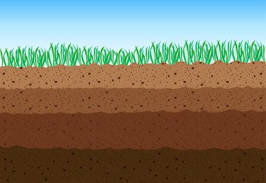 Büyüleyici bir piksel sanat tasviri gür yeşil otlar ve zengin kahverengi topraklarla dolu canlı bir alanı tasvir ediyor, doğanın özünü yakalıyor.