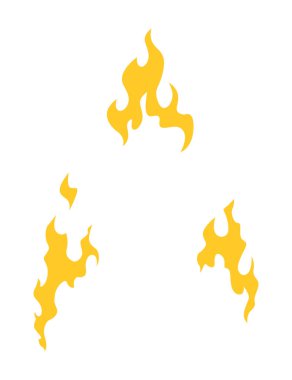 Öfkeli duyguları göstermek için dekoratif bir unsur. Kötülüğün sembolü, negatif ve kötü yüz ifadesi. Kızgın ifade unsuru. Vektör çizgi film illüstrasyonu.