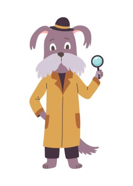 Köpek dedektifi karakteri kanıt arıyor..