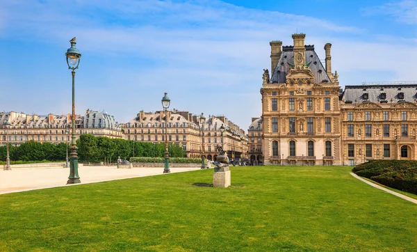 Зелений Сад Вулиці Центрі Парижа — стокове фото