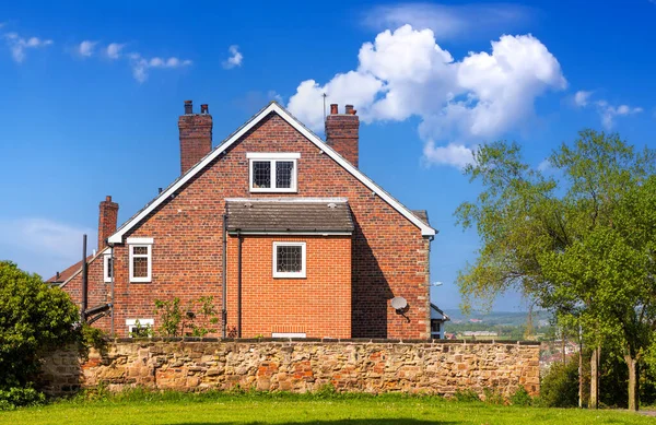Traditional English Red Brick House Countryside Royalty Free Stock Photos