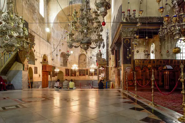 Beytüllahim Deki Nın Doğumu Bazilikası Filistin Srail Stok Fotoğraf