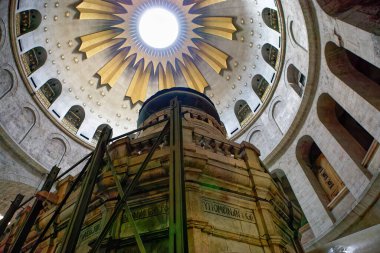 Kutsal Mezar Kudüs Kilisesi 'nin içi.