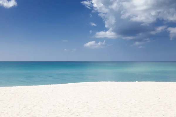 Panoramic View Nice Tropic Beach White Sand — Stock Photo, Image